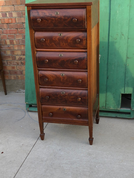 TALL 6 DRAWER NARROW CHEST