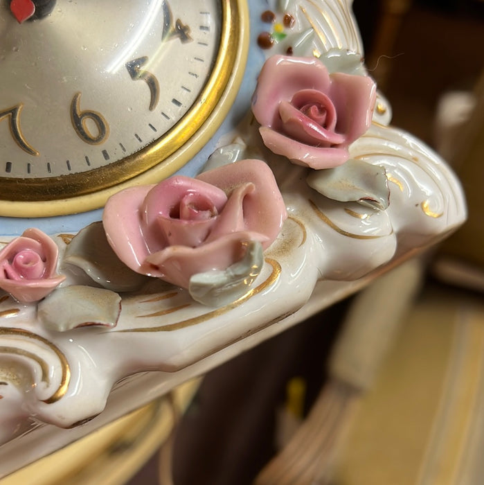 PORCELAIN OCCUPIED JAPAN ELECTRIC CLOCK