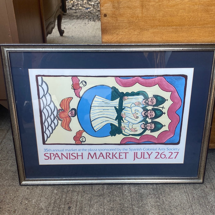 SPANISH MARKET PRINT