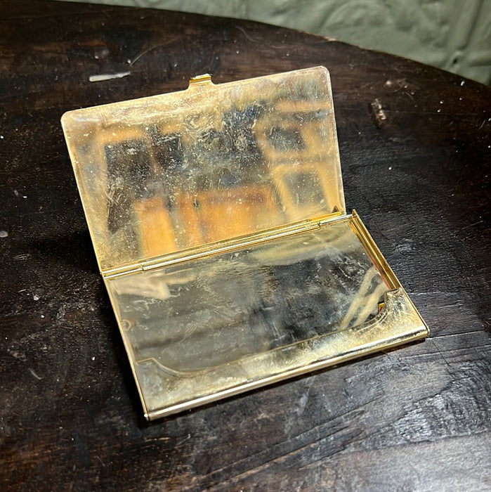 BRASS CARD HOLDER