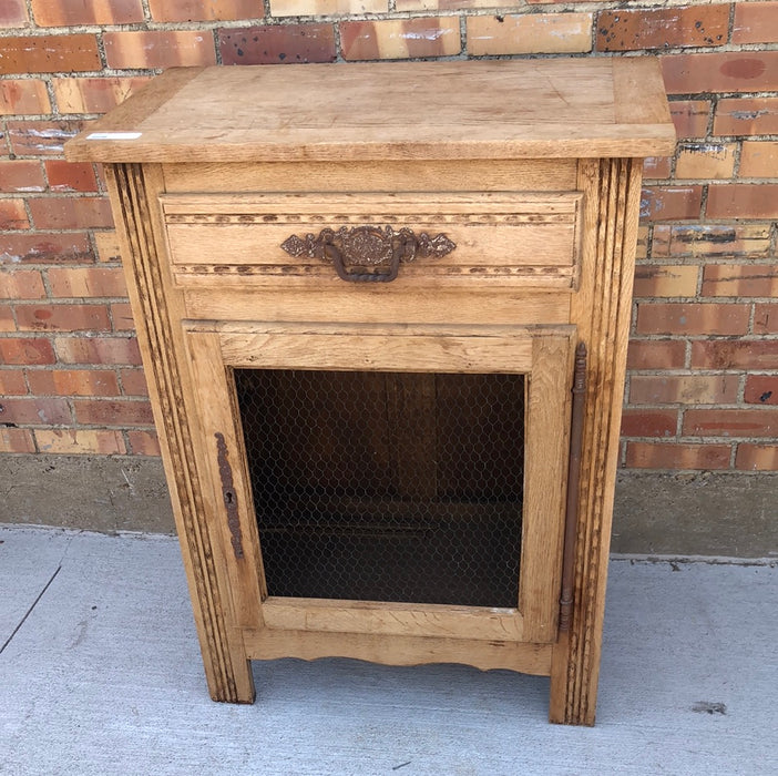 RAW OAK JAM CABINET