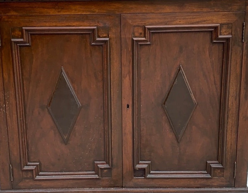 PAIR OF WALNUT CABINET DOORS