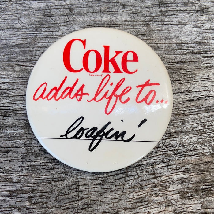 COKE ADDS LIFE BUTTON