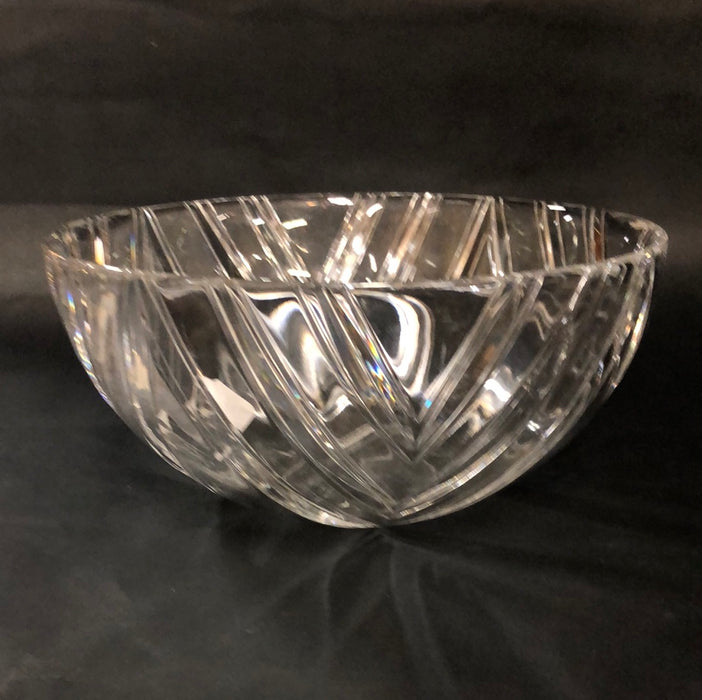 CUT CRYSTAL MODERN BOWL