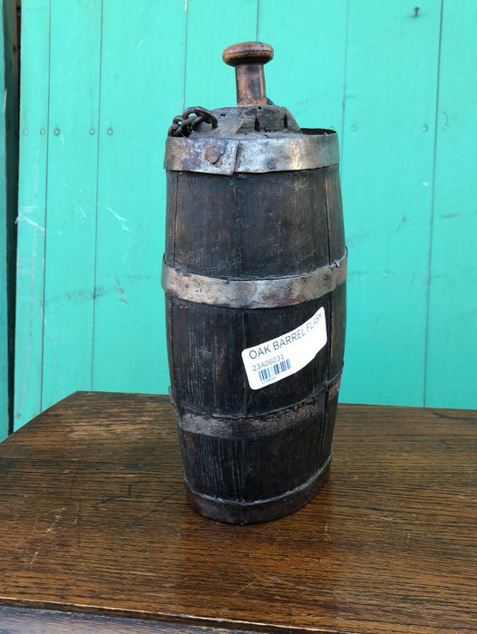 OAK BARREL FLASK