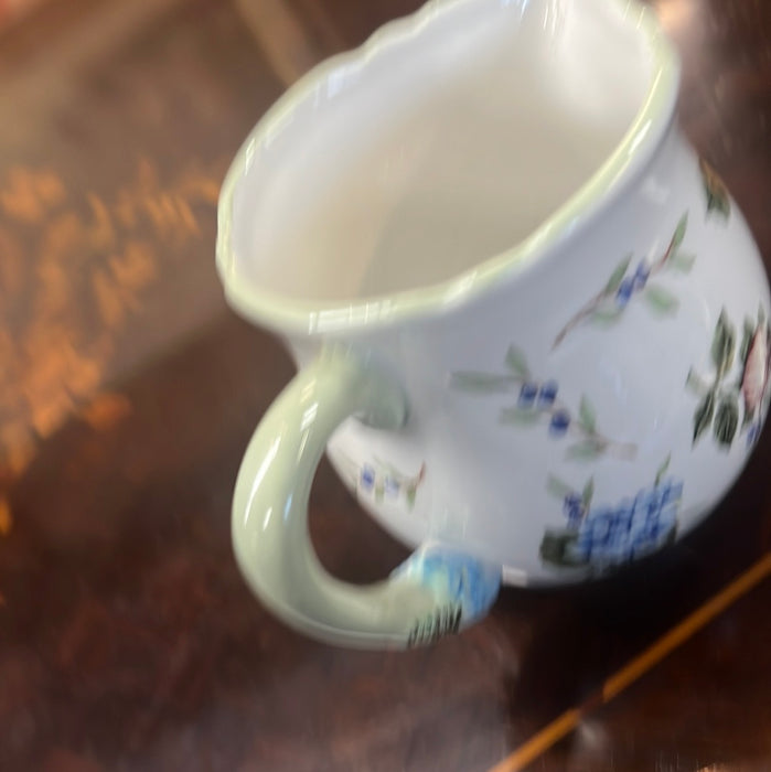 FLORAL PORCELAIN PITCHER