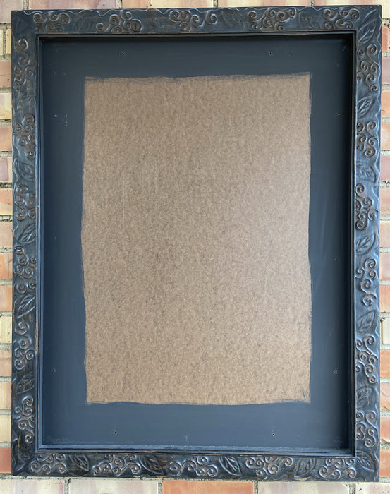 LARGE DARK FRAME WITH RELIEF