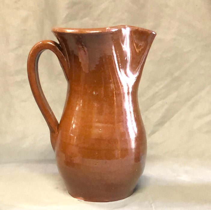 HAND THROWN POTTERY PINCHED SPOUT PITCHER