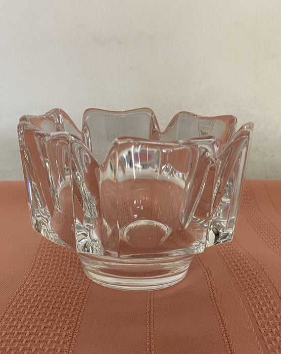 SIGNED CRYSTAL ORREFORS DISH