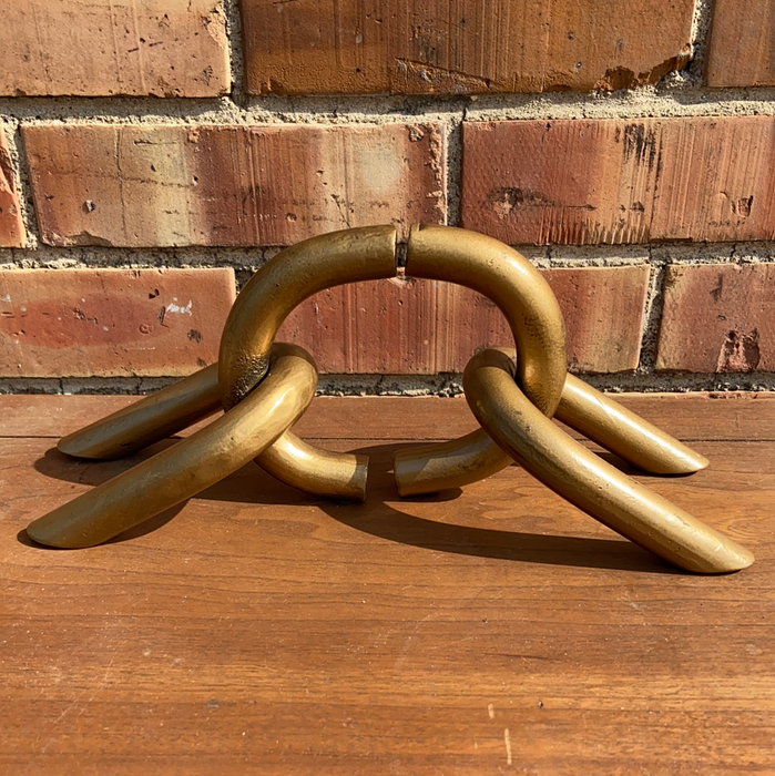 SET OF CHAIN LINK BOOKENDS