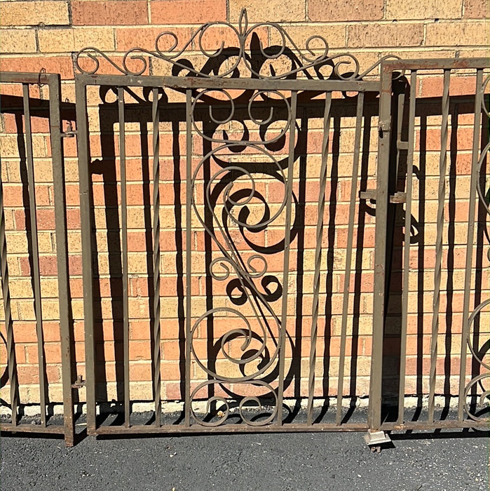 SET OF THREE IRON GATES