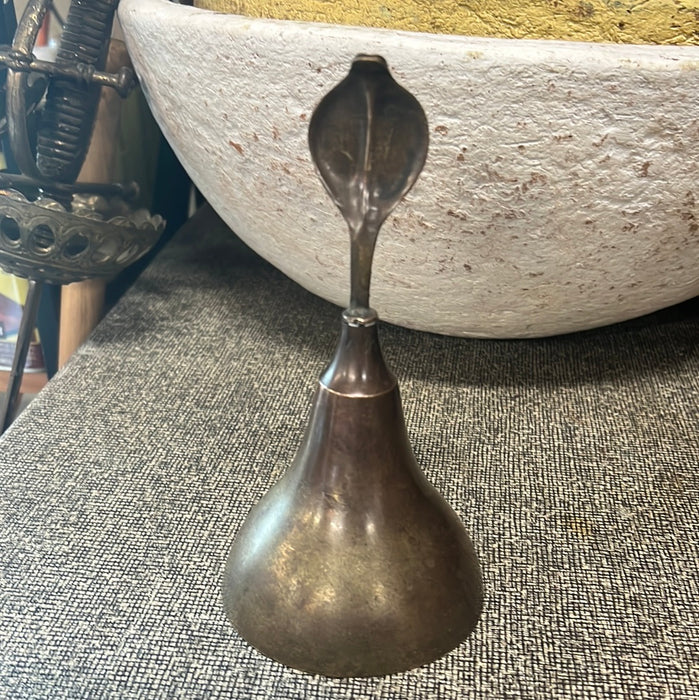 BRASS BELL WITH COBRA HANDLE