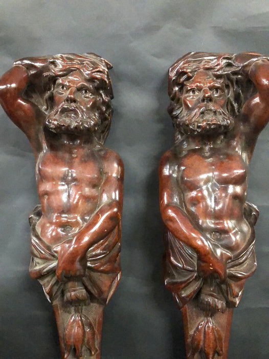 PAIR OF ALANTES PILASTERS