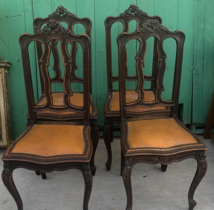 PAIR ONLY LOOP BACK COUNTRY FRENCH CHAIRS