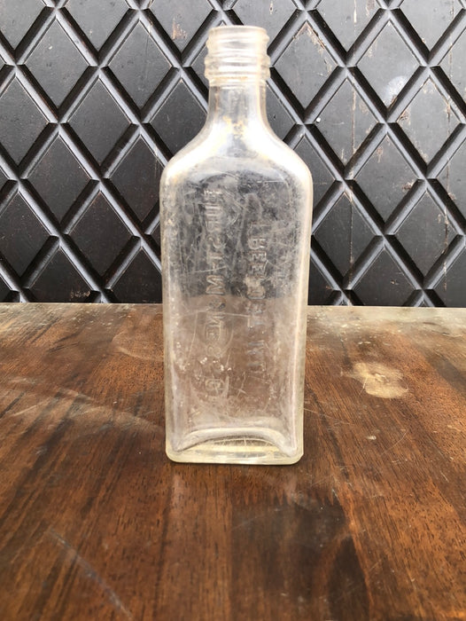 CLEAR ADVERTISING BOTTLE
