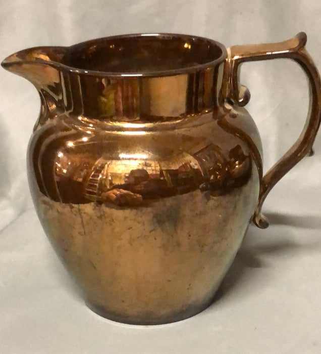 SIMPLE COPPER LUSTER PITCHER