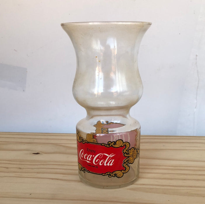 Lantern Shaped Enjoy Coca-Cola glass