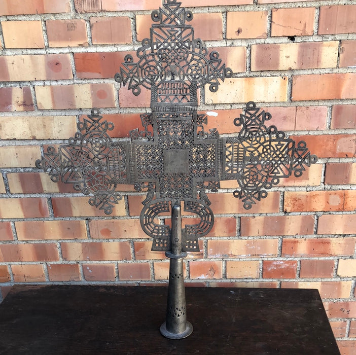 ETHIOPIAN METAL OPEN WORK CROSS