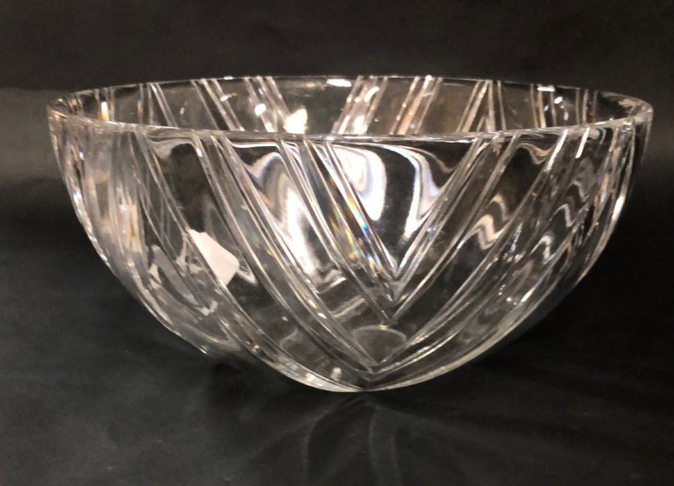 CUT CRYSTAL MODERN BOWL