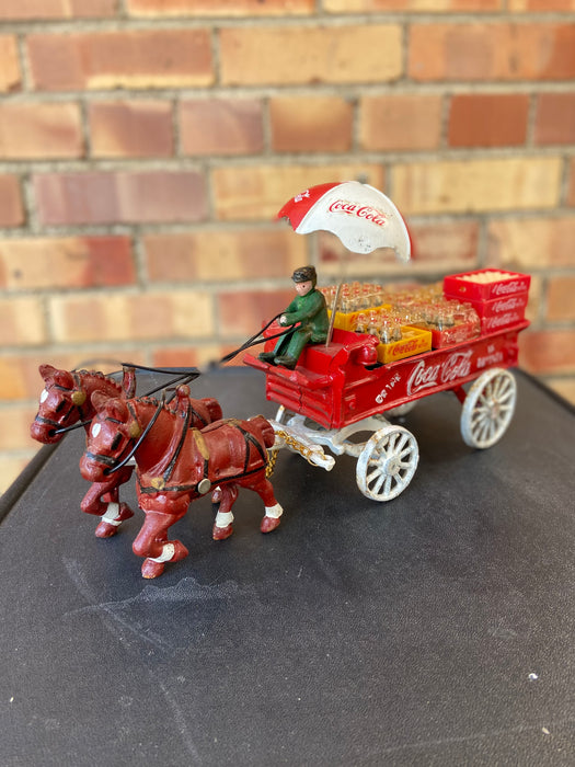 CAST IRON COCA COLA WAGON