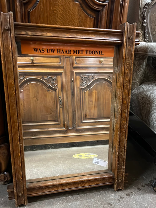 OAK ARTS AND CRAFTS MIRROR