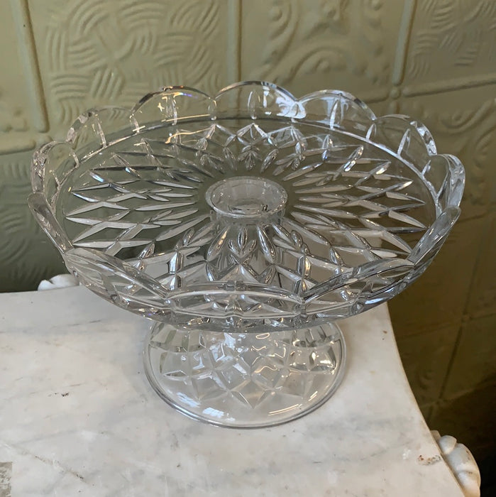 IMPERIAL CRYSTAL SMALL CAKE PEDESTAL