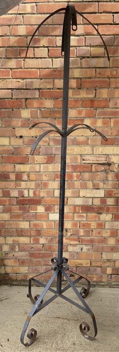 TALL WROUGHT IRON PLANT STAND