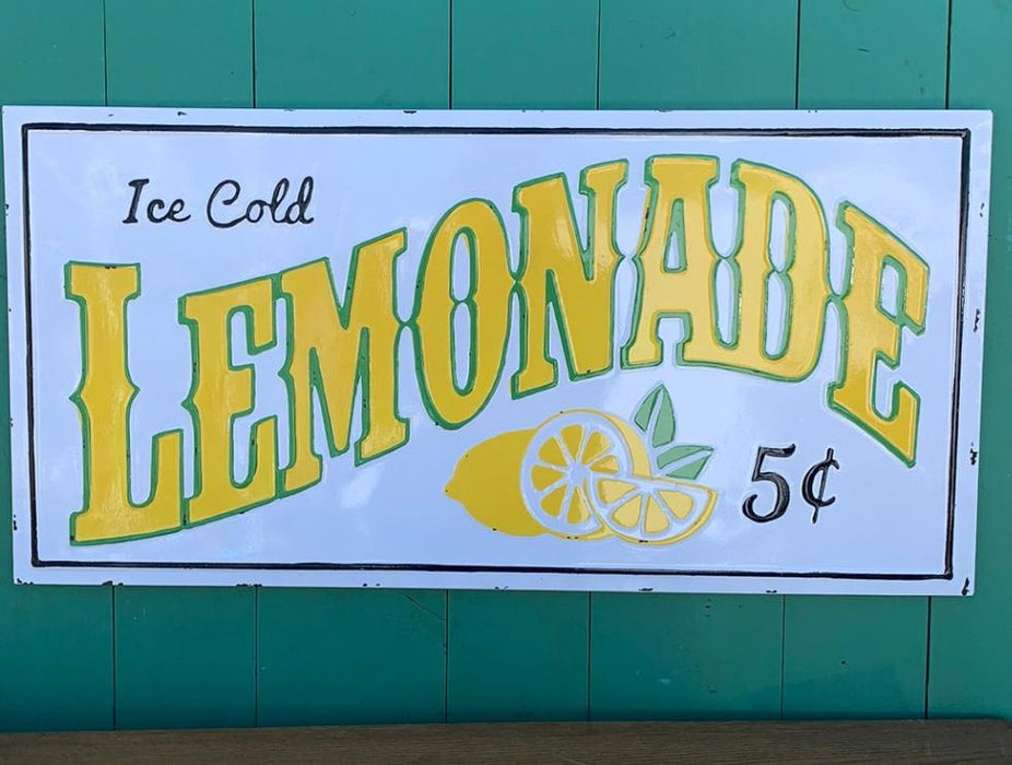 LEMONADE TIN SIGN