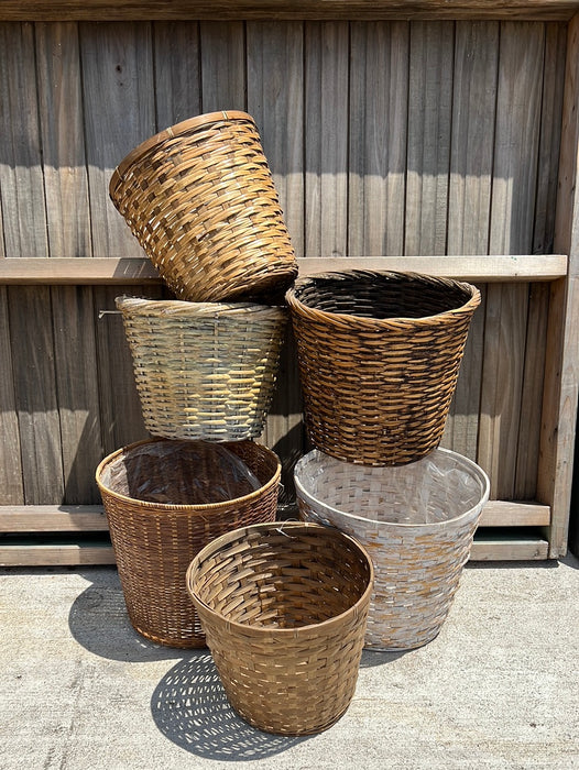 PLANTER OR WASTE BIN BASKET - EACH