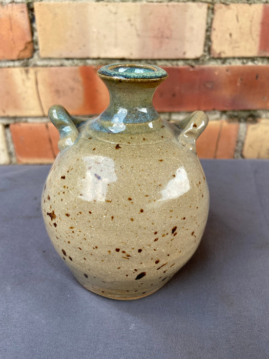 GLAZED POTTERY BUD VASE