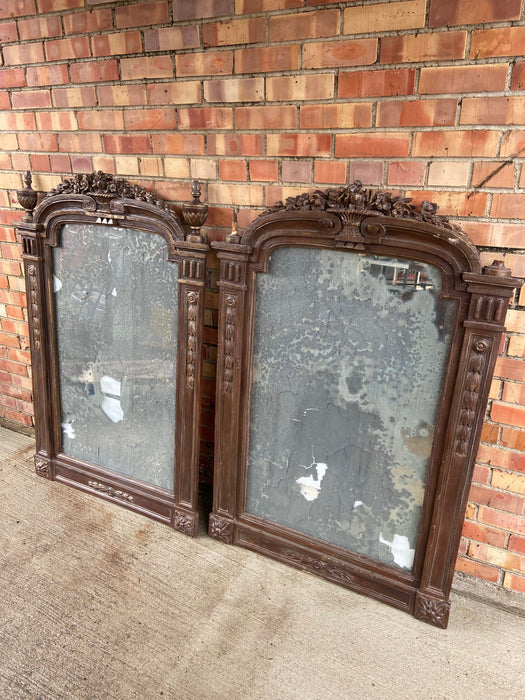 PAIR OF LOUIS XVI STYLE MIRRORS - AS IS