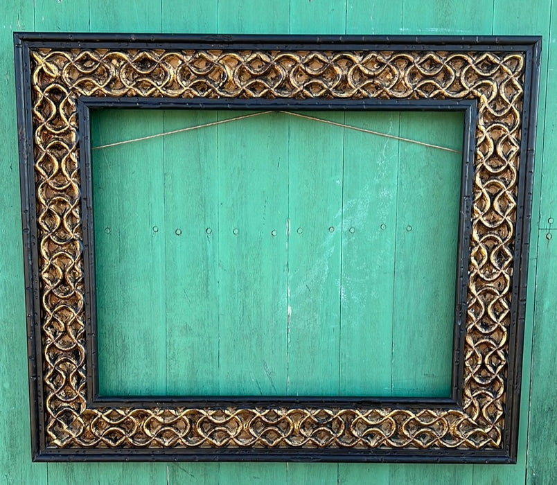 BLACK AND GOLD FRAME - MADE IN ITALY