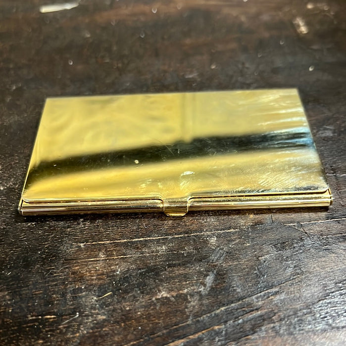 BRASS CARD HOLDER