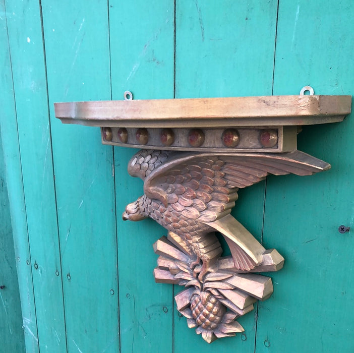 COMPOSITE FEDERAL STYLE EAGLE WALL SHELF-NOT OLD