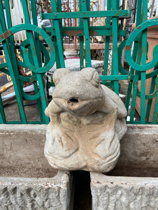 CONCRETE FROG FOUNTAIN