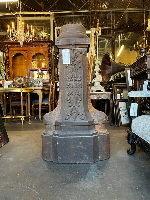 ORNATE CAST IRON CHIMNEY