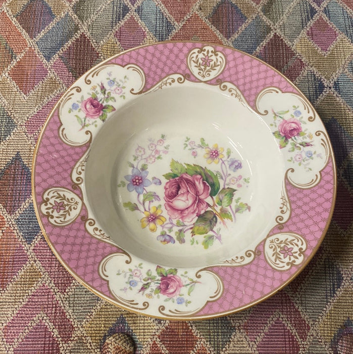 MYOTT STAFFORDSHIRE ENGLISH FLORAL BOWL