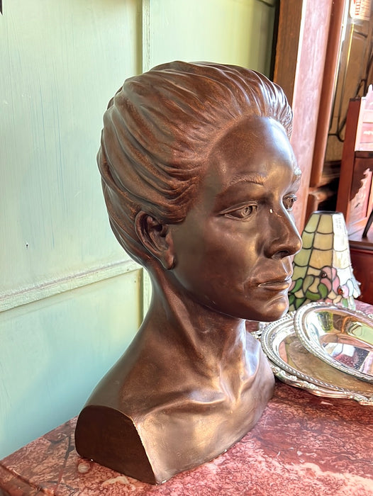 CHAULK BRONZE COLOR LADY BUST