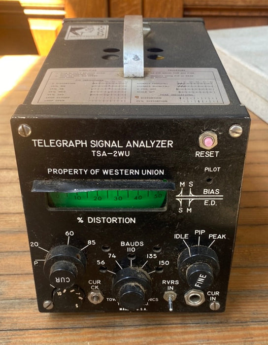 TELEGRAPH SIGNAL ANALYZER