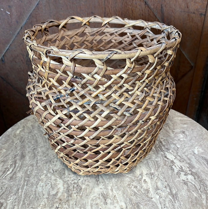 OPEN WEAVE SHAPELY BASKET