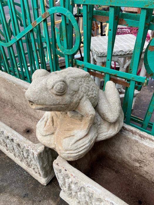 CONCRETE FROG FOUNTAIN