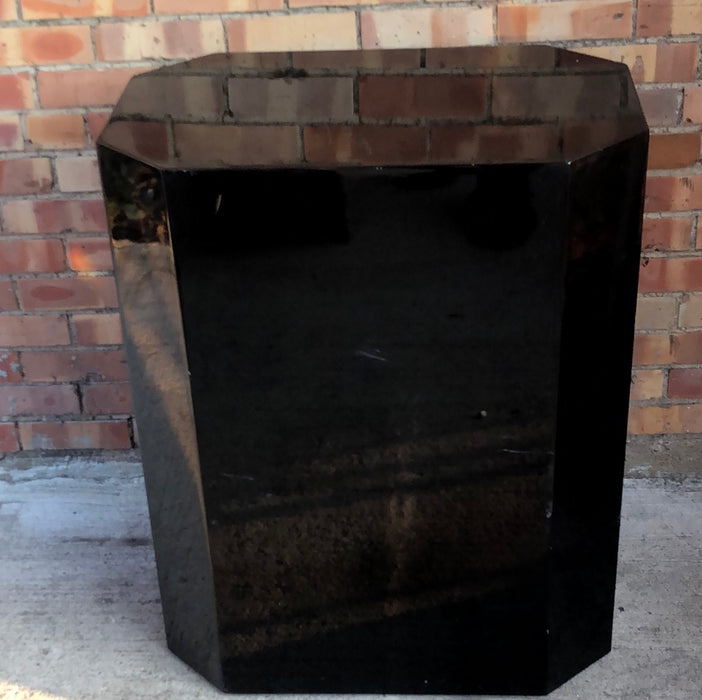 BLACK ACRYLIC PEDESTAL - AS FOUND