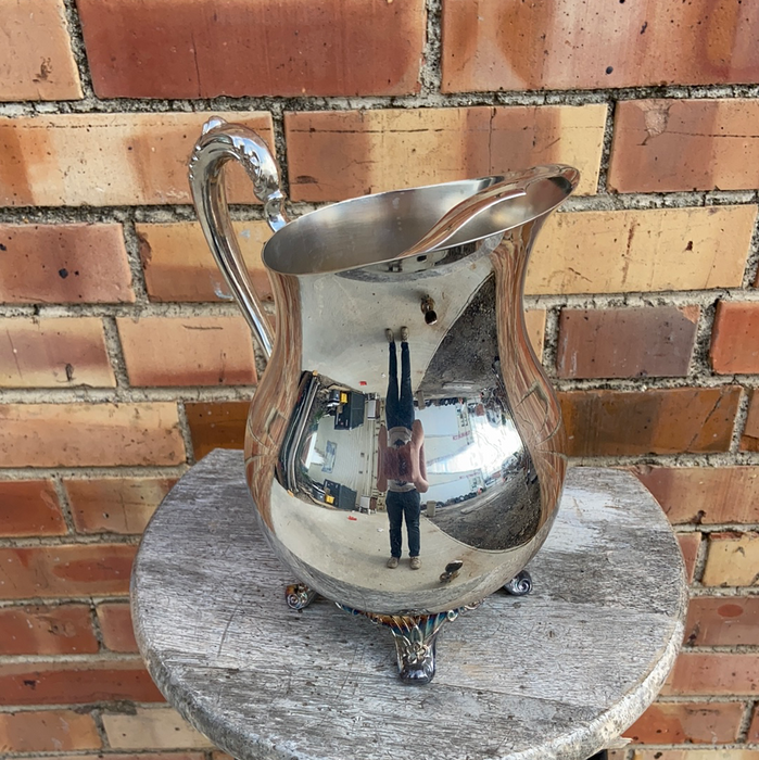 SMALL SILVER PLATED WATER PITCHER