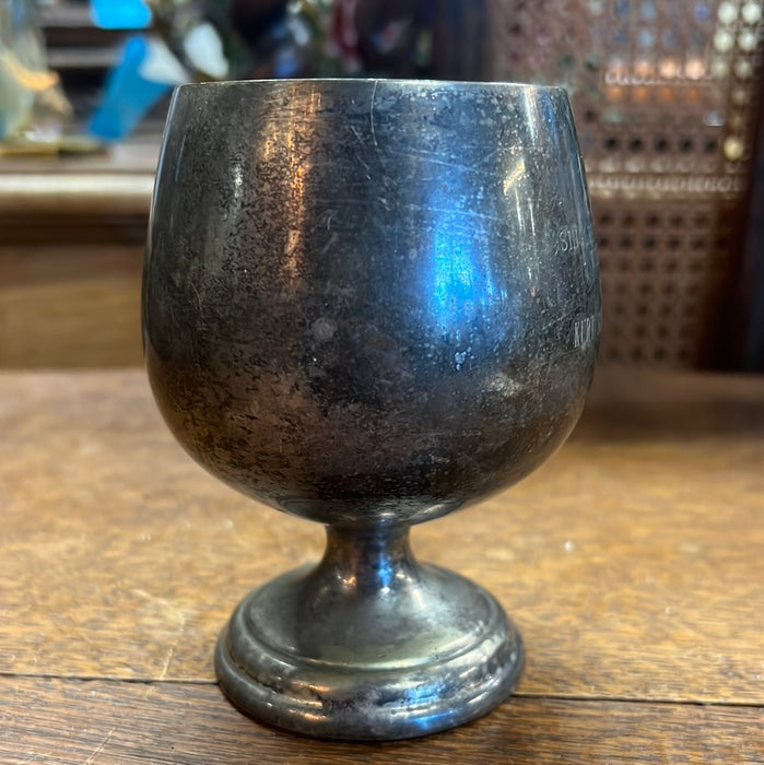 SILVERPLATE BRANDY SNIFTER