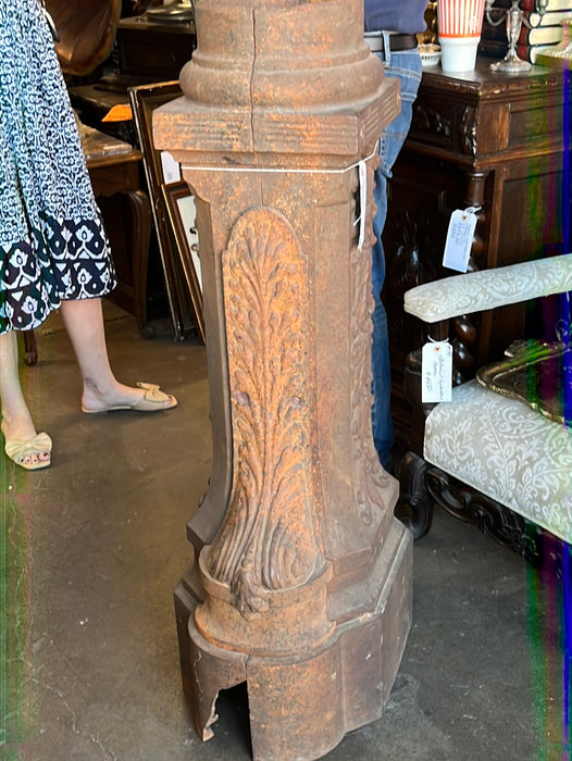 ORNATE CAST IRON CHIMNEY