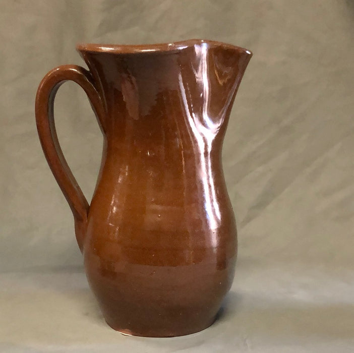 HAND THROWN POTTERY PINCHED SPOUT PITCHER