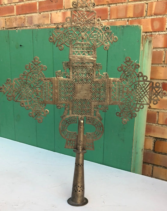 ETHIOPIAN METAL OPEN WORK CROSS