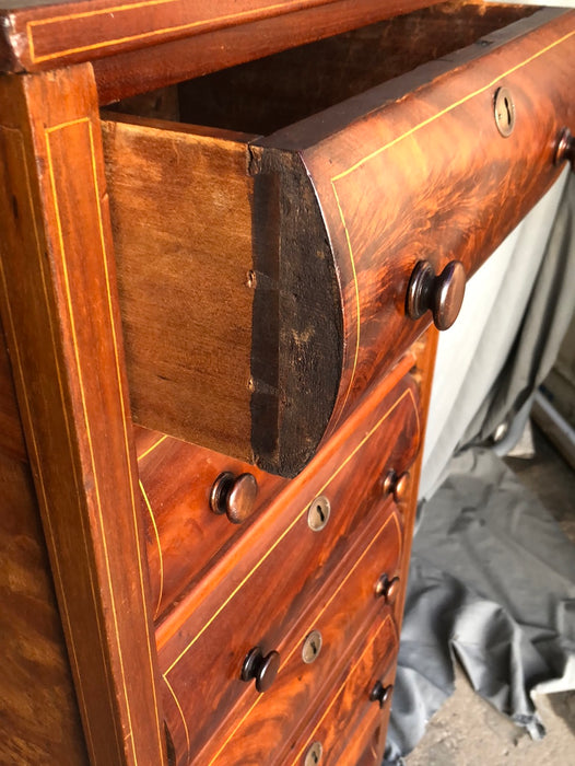 TALL 6 DRAWER NARROW CHEST