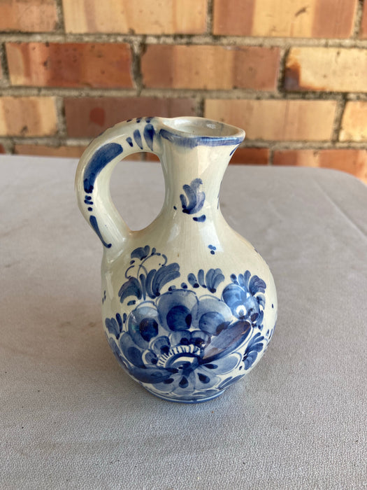 DELFT FLORAL "SINNAI" SMALL PITCHER WITH SMALL MOUTH