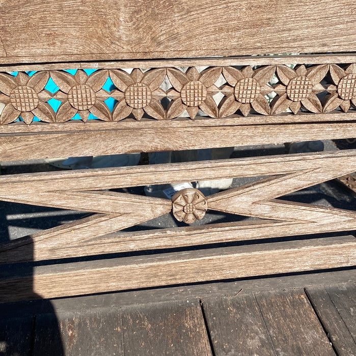 TEAK STYLE GARDEN BENCH